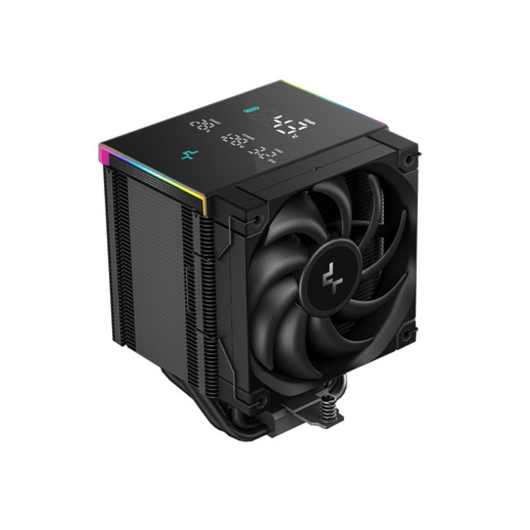 Zračni hladilnik DeepCool AK500 DIGITAL PRO - 120mm 162mm ARGB črna (R-AK500-BKAPMN-G)