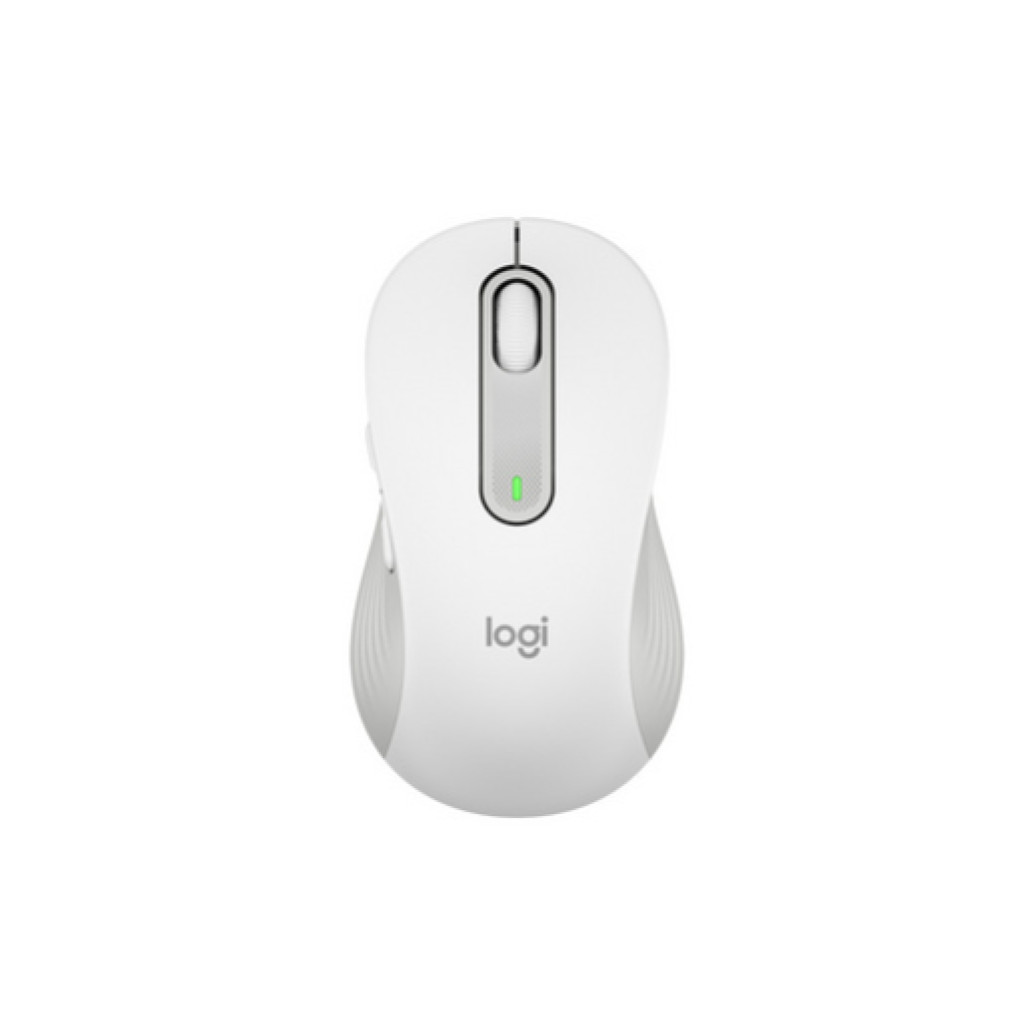 Miš brezžična + Bluetooth Logitech M650 2000DPI Signature velikost L bela (910-006238) 