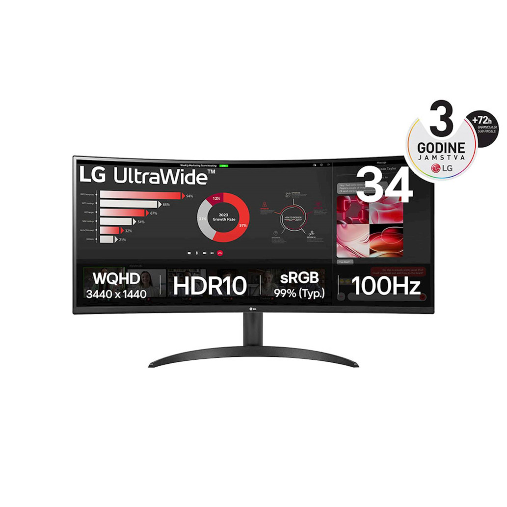 Monitor LG 86,4 cm