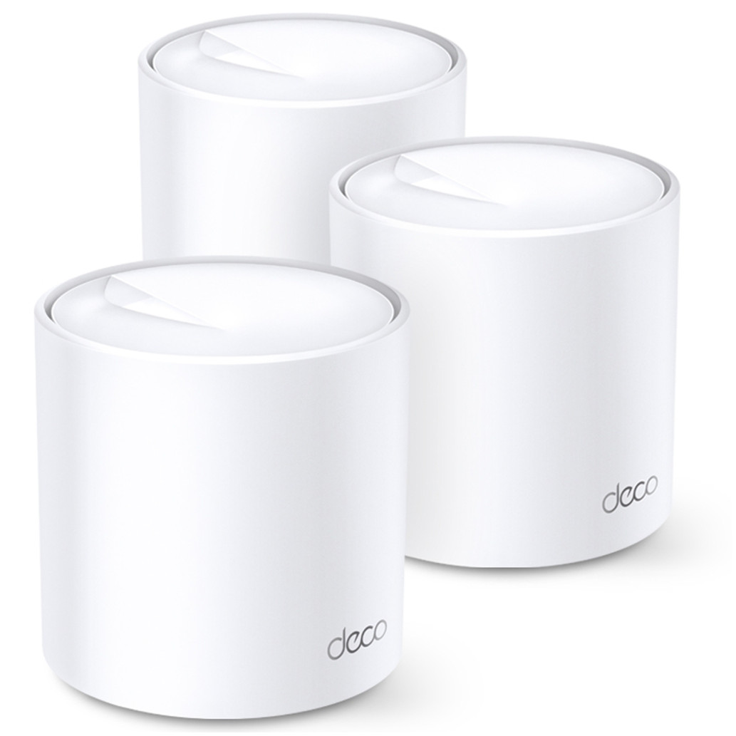 Usmerjevalnik brezžični TP-Link Deco X60 WiFi6 802.11ax AX5400 2402Mbit/s MESH 2xLAN 4x notranja antena (Deco X60(3-pack))