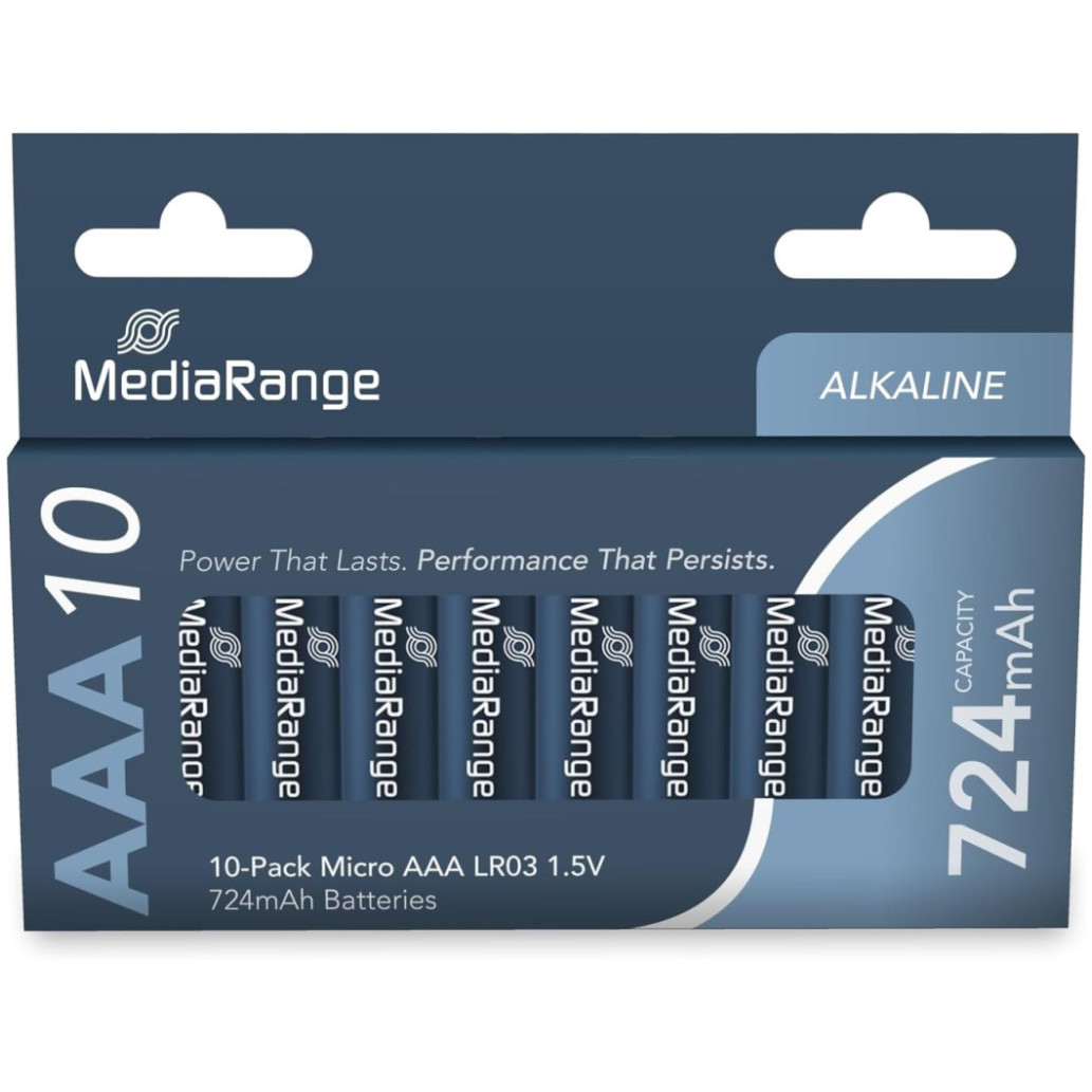 Baterijski vložek MediaRange MRBAT102 1,5V AAA/LR03 10 kos Premium Alkalne (111602)