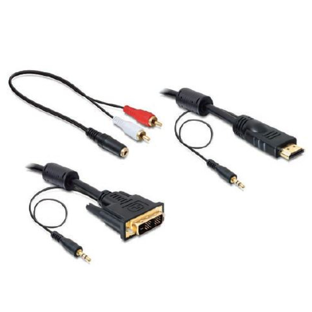 KABEL HDMI/ DVI Digital (18+1) + Audio kabel M 3m - Delock