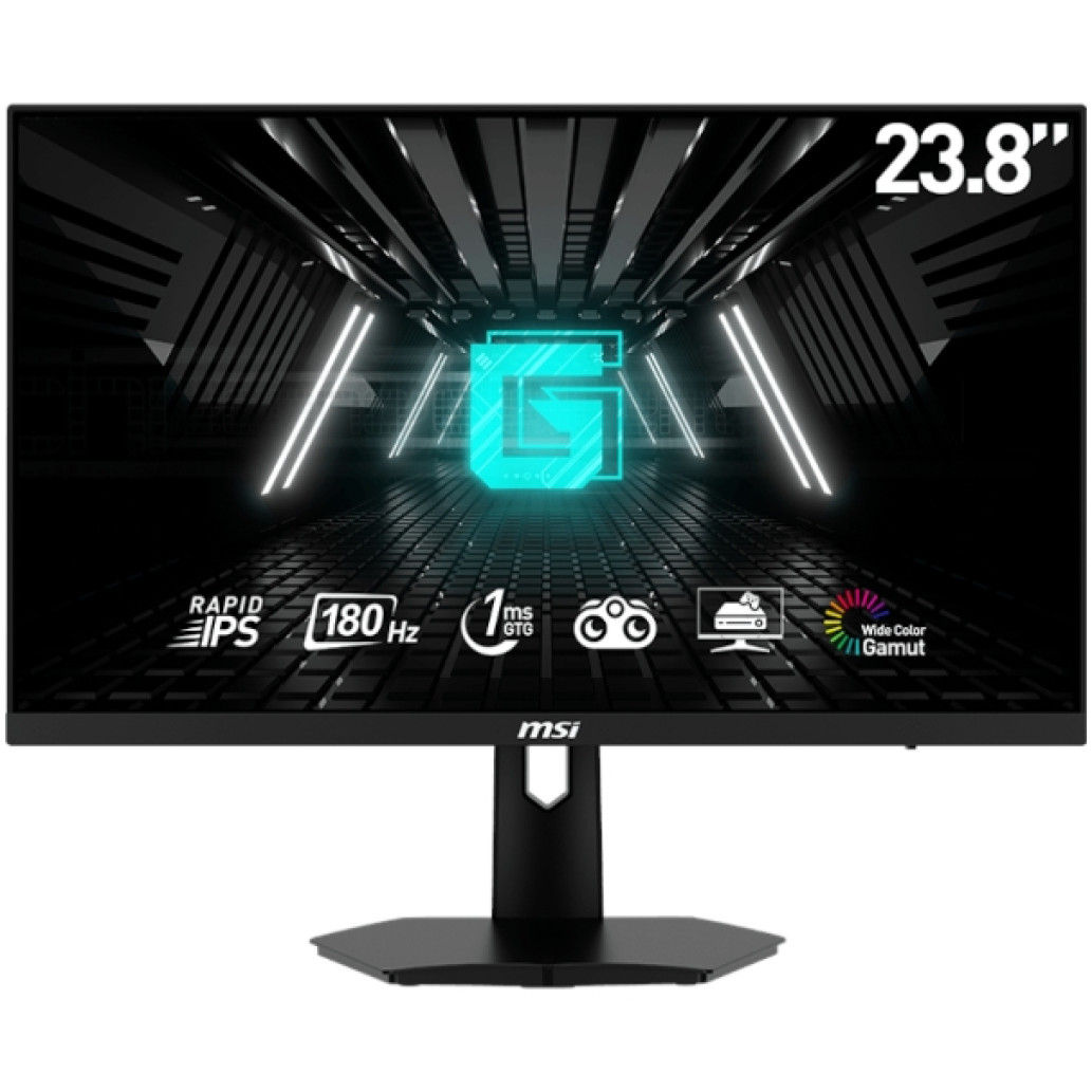 Monitor MSI 60,5 cm (23,8 in) G244F E2 1920x1080 Gaming 180Hz Rapid-IPS 1ms 2xHDMI DisplayPort  DCI-P3-88% AdaptiveSync G2