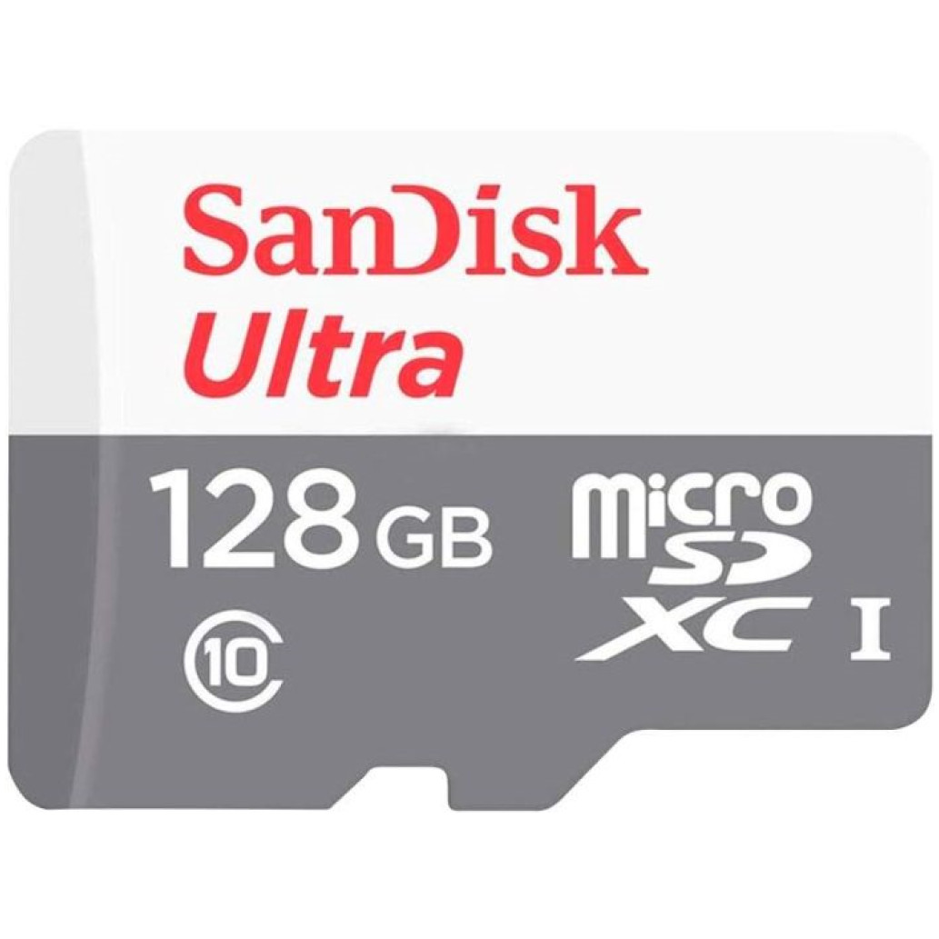 Spominska kartica SDXC-Micro 128GB Sandisk Ultra 100MB/s/brez adapterja (SDSQUNR-128G-GN6MN)