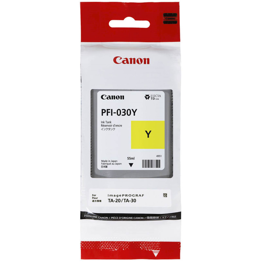 ČRNILO CANON PFI-030Y RUMENA ZA TM240/TM340 55ml