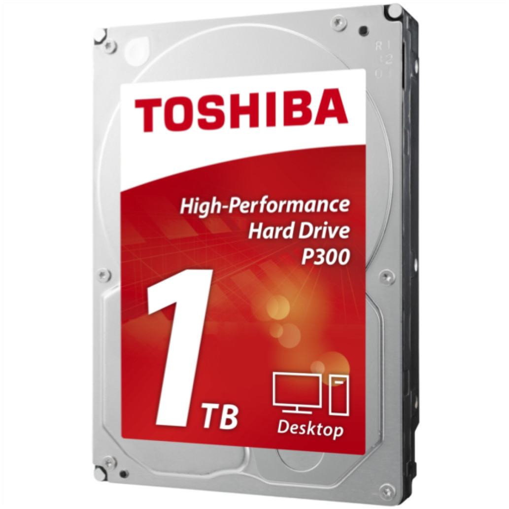 Trdi disk 1TB SATA3 Toshiba 6Gb/ s 64Mb 7.200 P300 NCQ AF (HDWD110UZSVA)