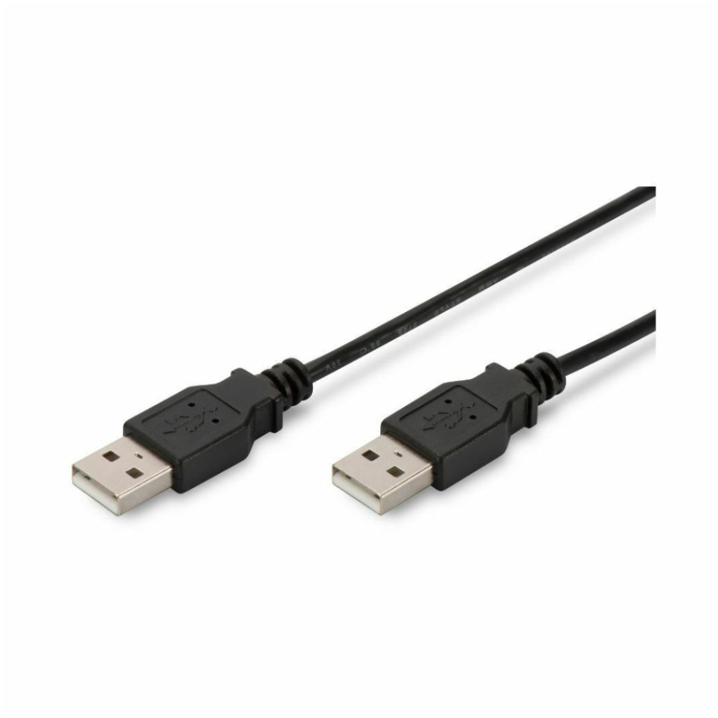 Kabel USB 2.0 A => A 5,00m Digitus dvojno oklopljen