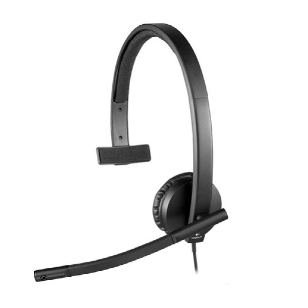 Slušalke Logitech USB H570e mono z mikrofonom (981-000571)