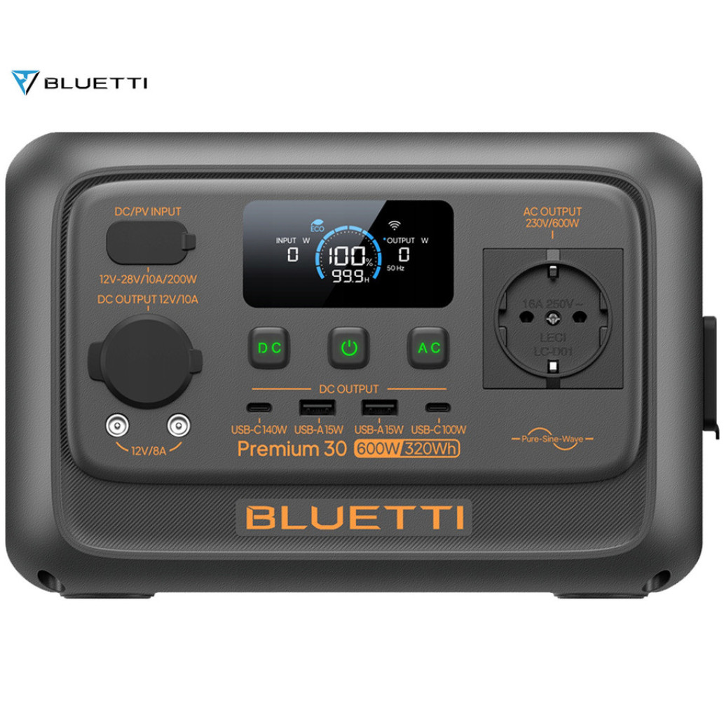 Polnilna postaja Bluetti Premium 30 V2 320Wh 600W PR30V2