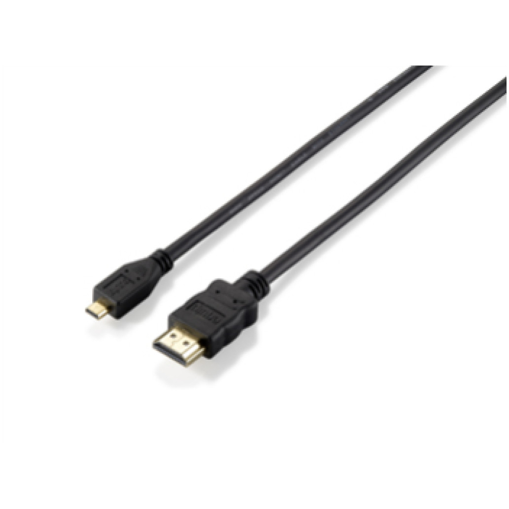 KABEL HDMI/ HDMI M/ M micro 1,0m Equip pozlačeni kontakti 10.2Gbps 340MHz (119309)