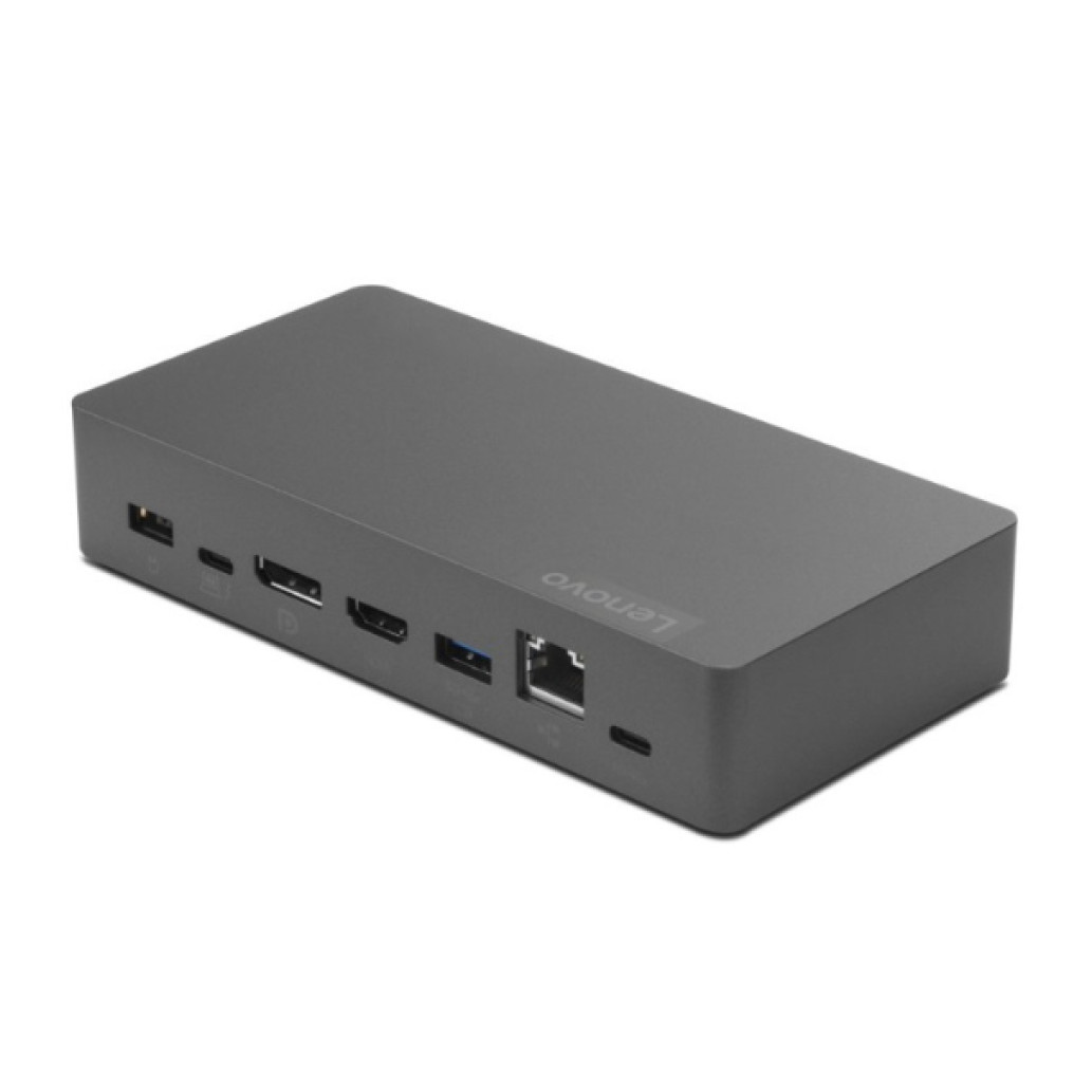 Priklopna postaja USB-C =>Lenovo 1xDisplayPort DisplayPort HDMI USB USB-C 65W 1xLAN 1x3,5mm (40AV0135EU)