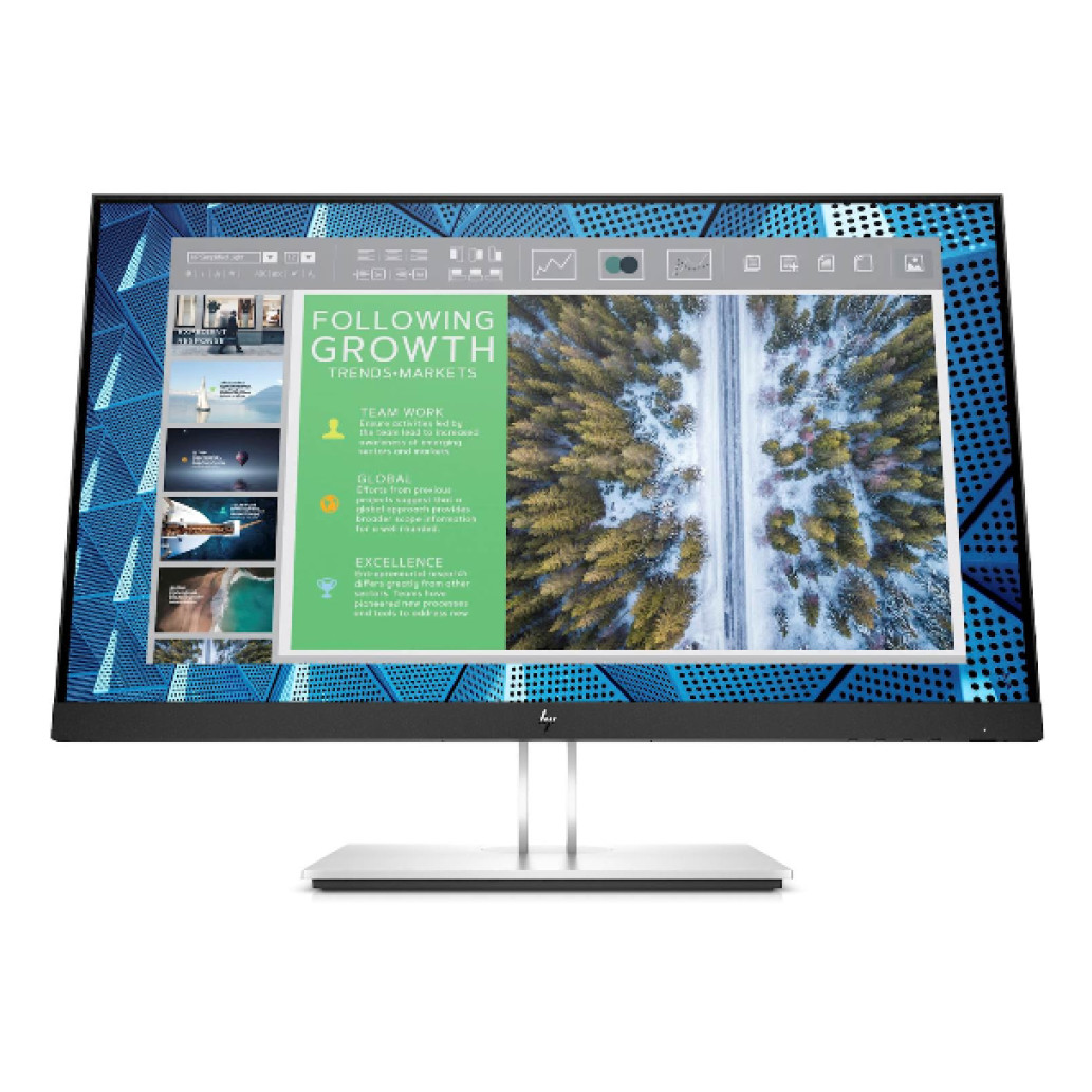 Monitor HP 60,5 cm (23,8in) E24q G4 2560x1440 IPS 5ms VGA HDMI DisplayPort 4xUSB3.2 Pivot  3H