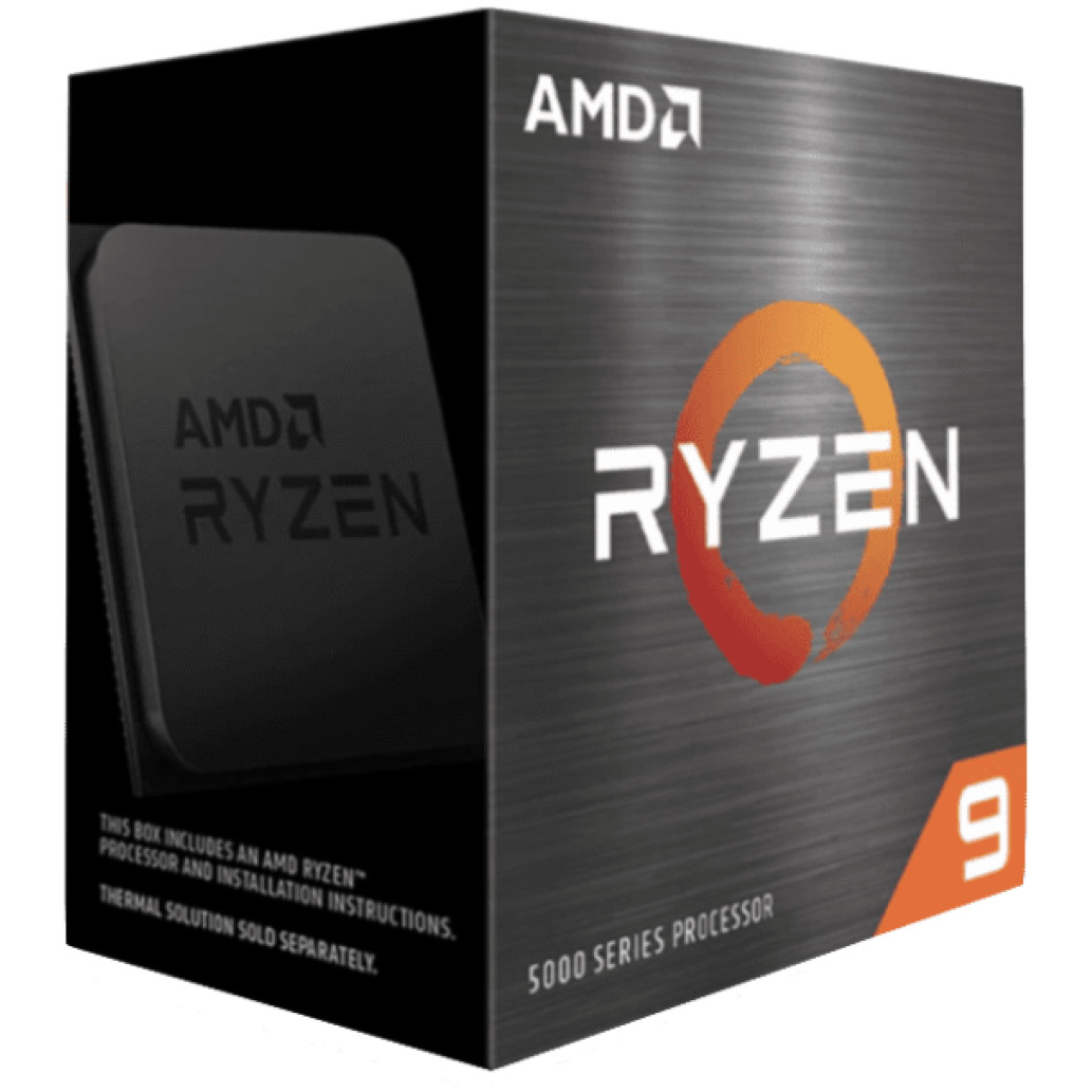 Procesor AMD Ryzen 9 5900X 12-jeder 3,8GHz 32Matična - Osnovna plošča 105W Box  - brez priloženega hladilnika
