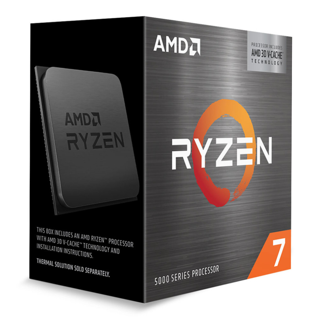 Procesor AMD AM4 Ryzen 7 5700X3D 8C/ 16T 3,0GHz/ 4,1GHz WOF 105W brez grafike Wraith Stealth hladilnik