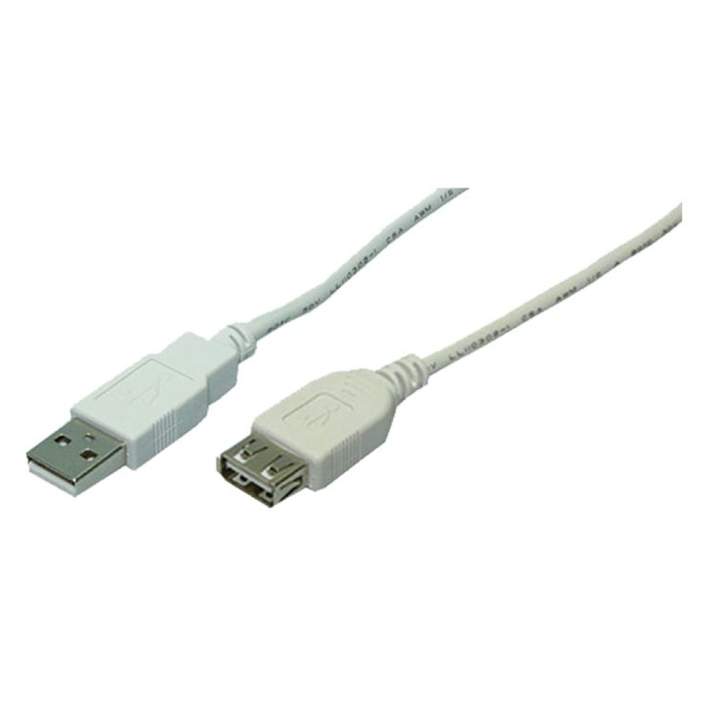 Kabel USB A => A 1,8m - podaljšek LogiLink (CU0010)