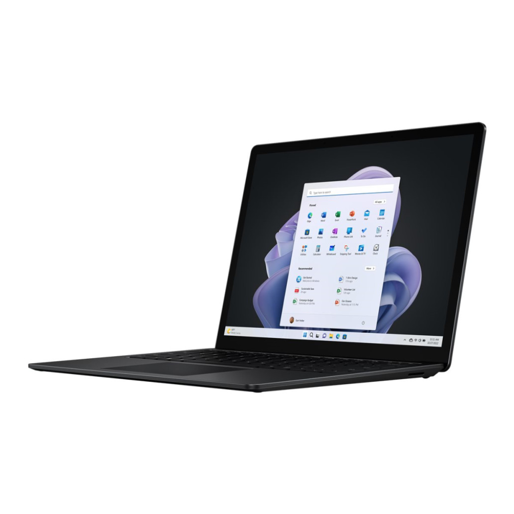 Prenosnik Microsoft 34,3 cm (13,5in) Surface Laptop 5 2256x1504 IPS na dotik 400nit i5-1235U/ 8GB/ SSD512GB/ BL/ Windows Hello/ Intel Iris XE/ Win11Home
