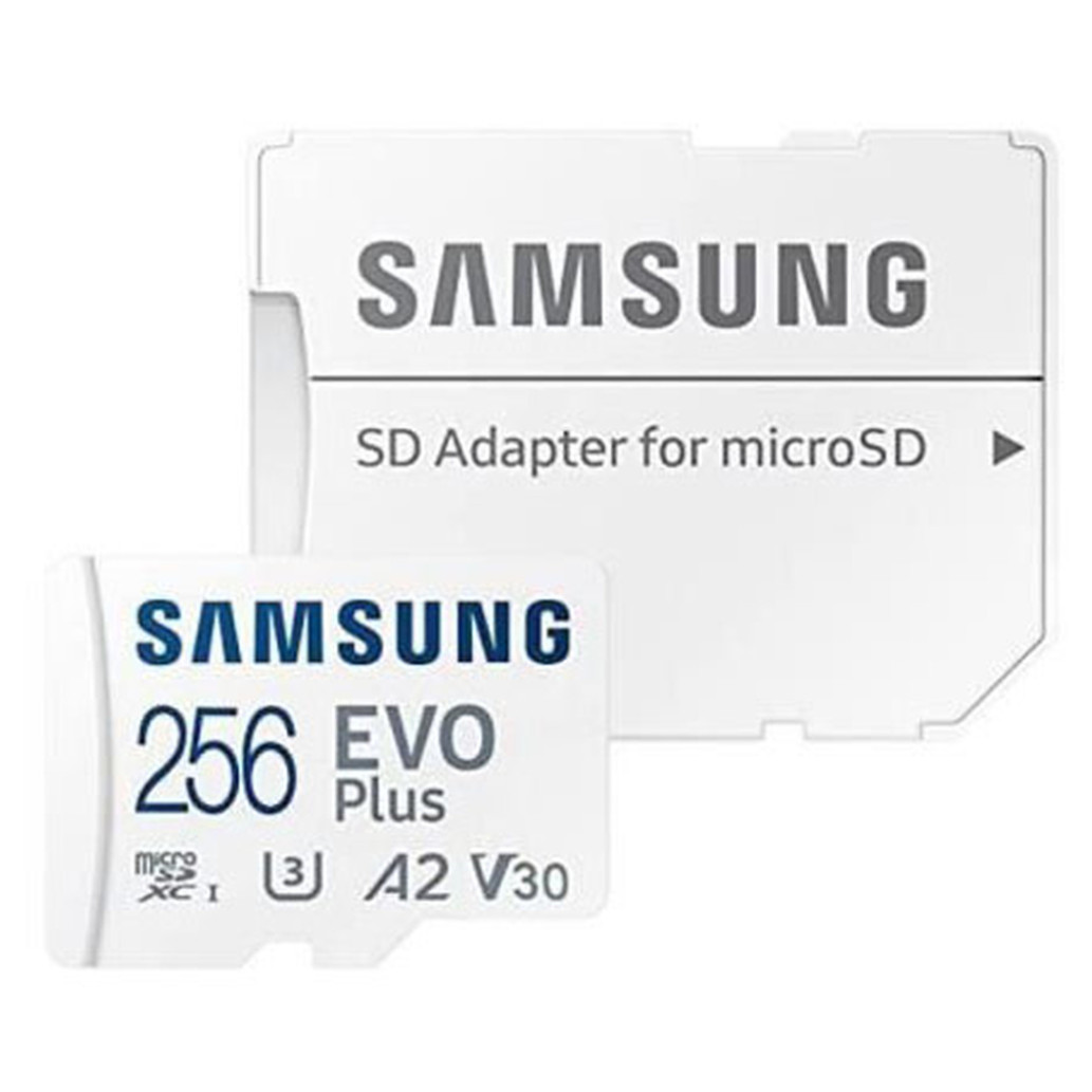 Spominska kartica SDXC-micro 256GB Samsung  EVO Plus 130MB/ s U3 V30 UHS-I (MB-MC256KA/ EU) +adapter