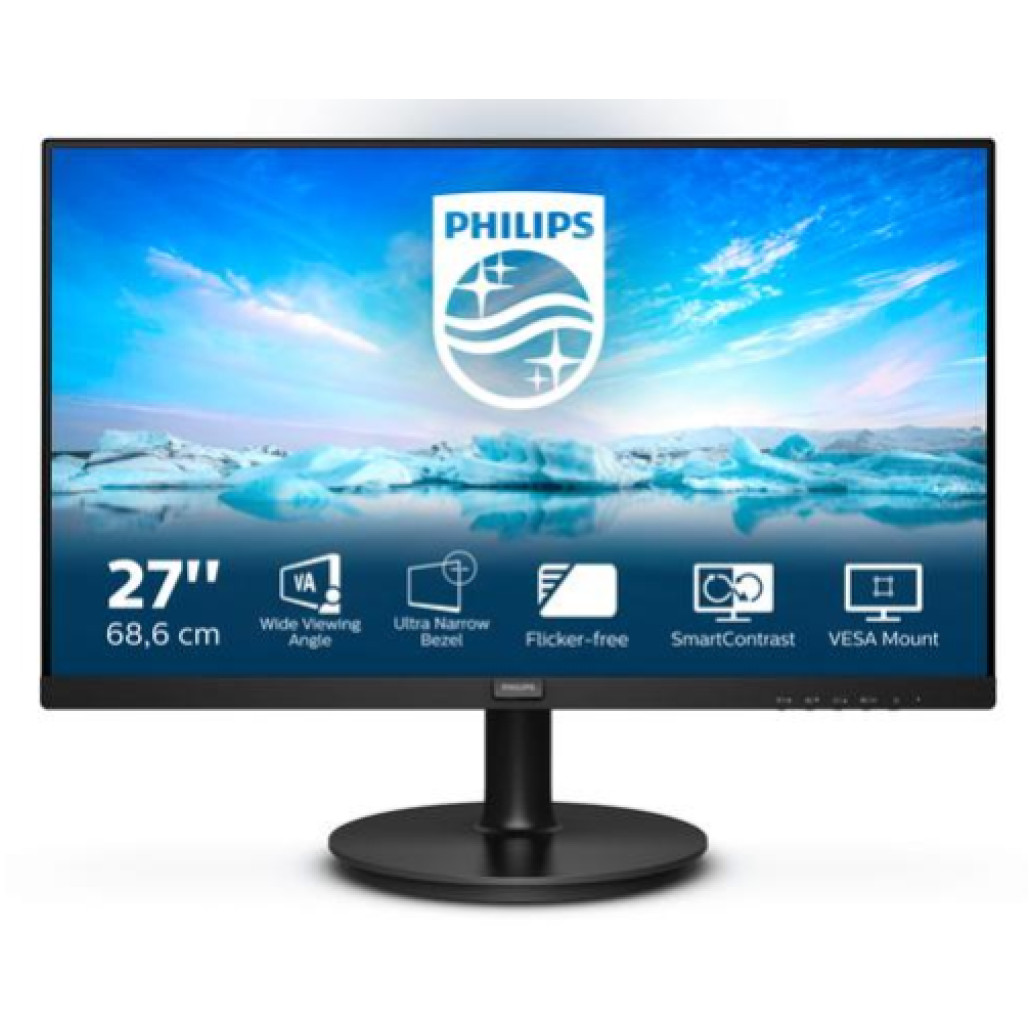 Monitor Philips 68,5 cm (27,0in) 271V8LA 1920x1080 75hZ IPS 4ms VGA DVI HDMI zvočniki 2H AdaptiveSync