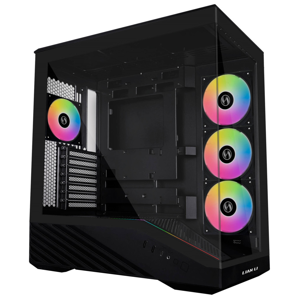 Ohišje Lian-Li Vector V100 MidiATX - črna RGB