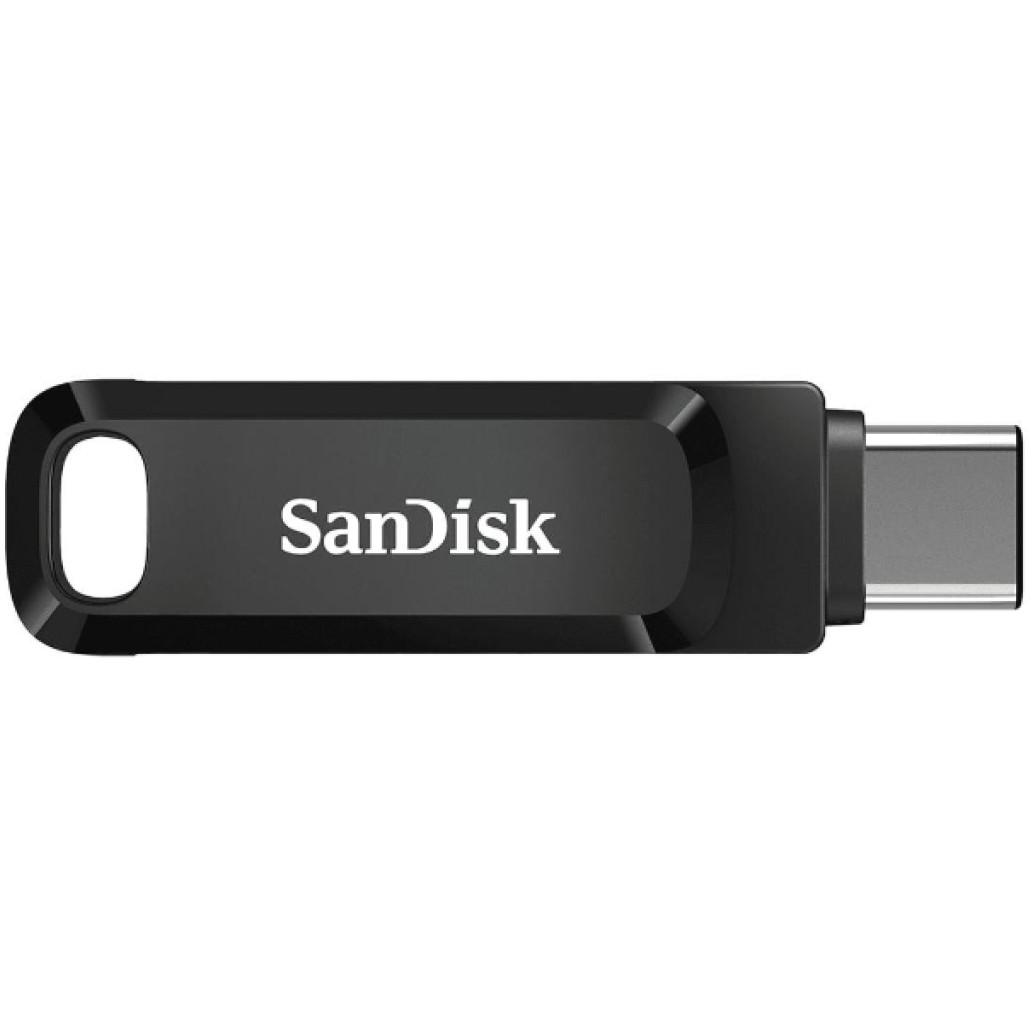 Spominski ključek 512GB USB-C Sandisk Dual Drive Go 150MB/ s plastičen brez pokrovčka črn (SDDDC3-512G-G46)