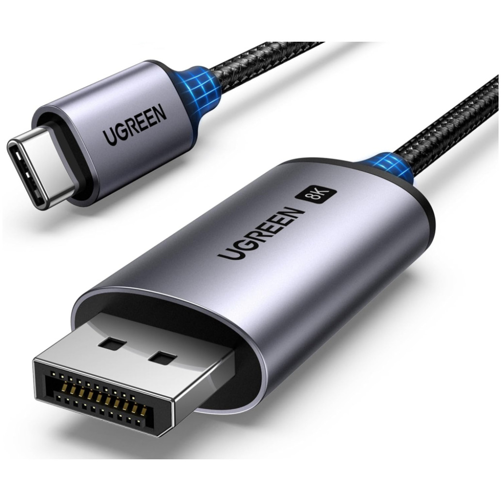 Kabel USB-C => DisplayPort 1.4 1,00m 8K@60Hz Ugreen (25157)