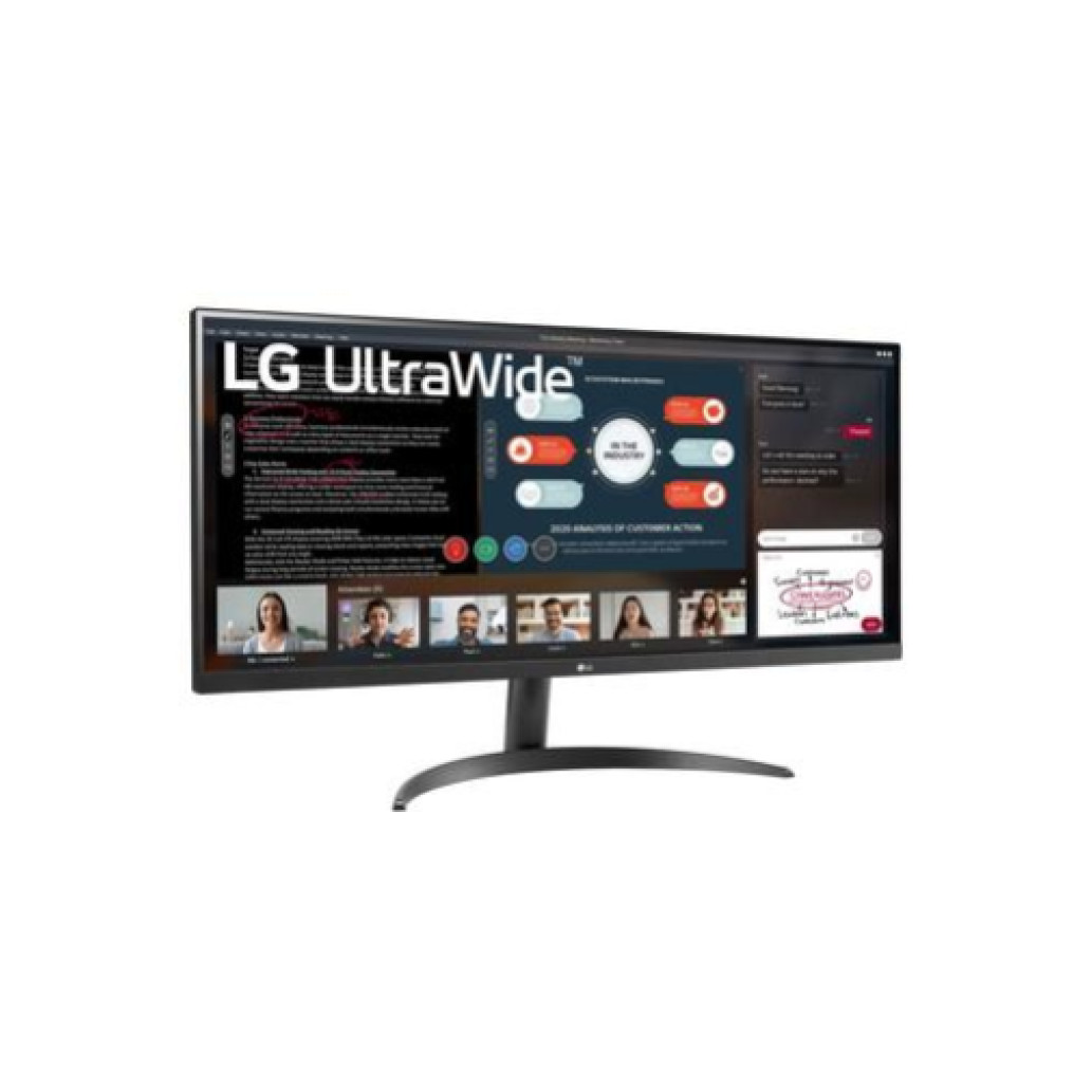Monitor LG 86,4 cm (34,0in) 34WP500-B 2560x1080 Curved 75Hz IPS 5ms 2xHDMI Zvočniki  sRGB95% HDR10