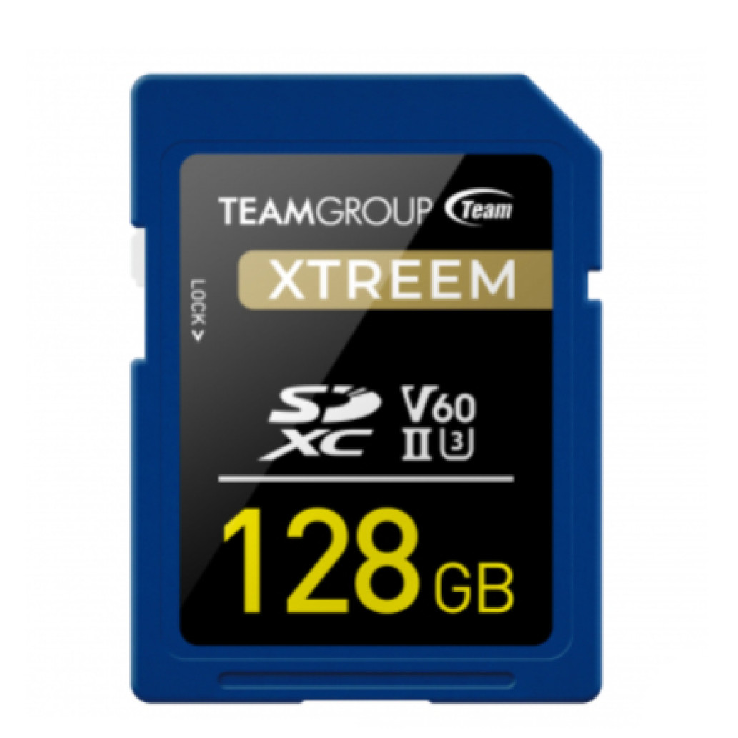 Spominska kartica SDXC 128GB Teamgroup Xtreem 250MB/ s/ 120MB/ s U3 UHS-II (TXSDXC128GIIV6001)