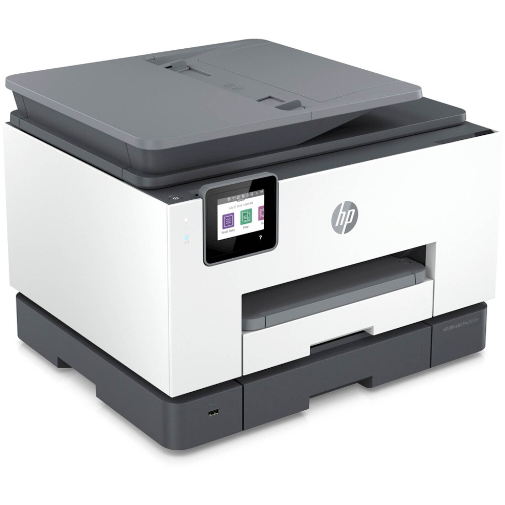 Tiskalnik Brizgalni Barvni Multifunkcijski HP OfficeJet Pro 9022e A4/ tiskanje/ skeniranje/ kopiranje/ Fax/ Duplex/ Wi-Fi/ LAN/ INSTANT INK/ akcija hp.com/ si/ printcashback do 31.10.2023