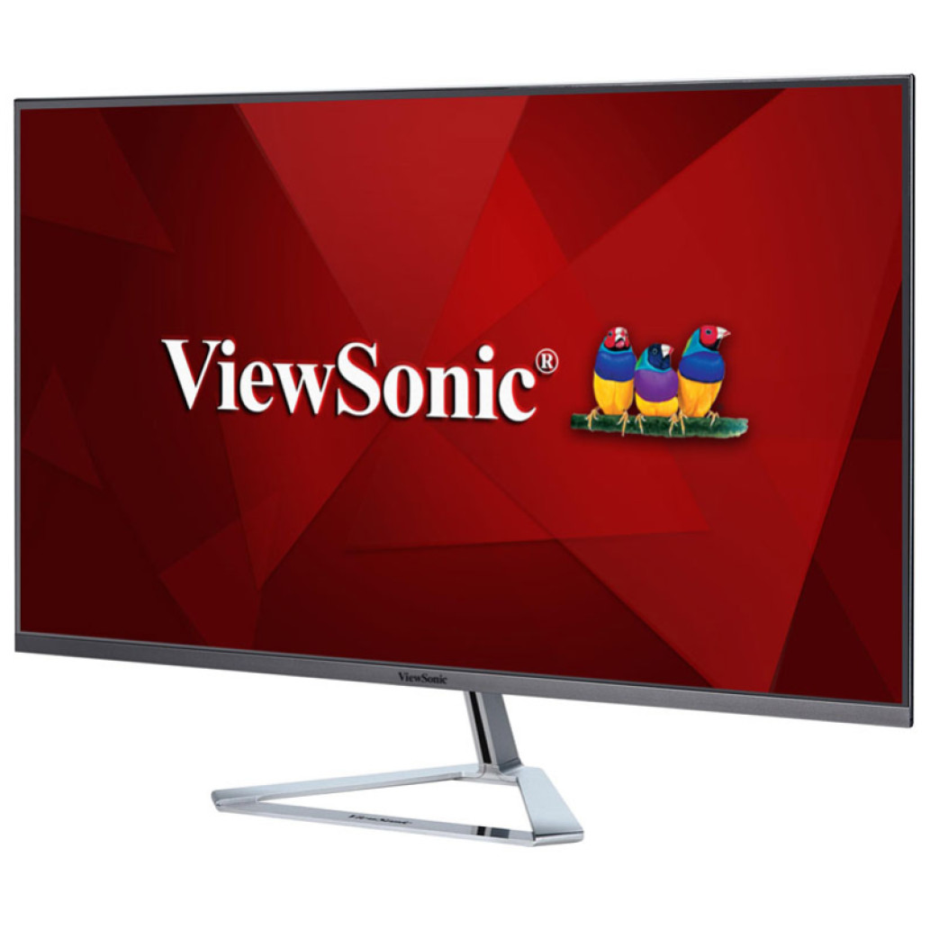 Monitor ViewSonic 81,0 cm (32,0in) VX3276-2K-MHD-2 2560x1440 75Hz IPS 3ms VGA HDMI DisplayPort Mini-DP zvočniki 3H NTSC75% HDR10 srebrn