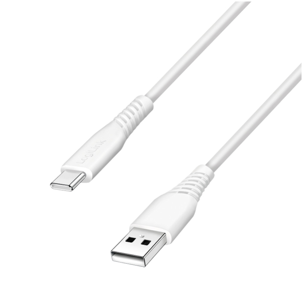 Kabel USB-C (m) => USB-A (m) 2.0 1,00m 15W 3A/5V 480Mbps bel LogiLink (CU0252)