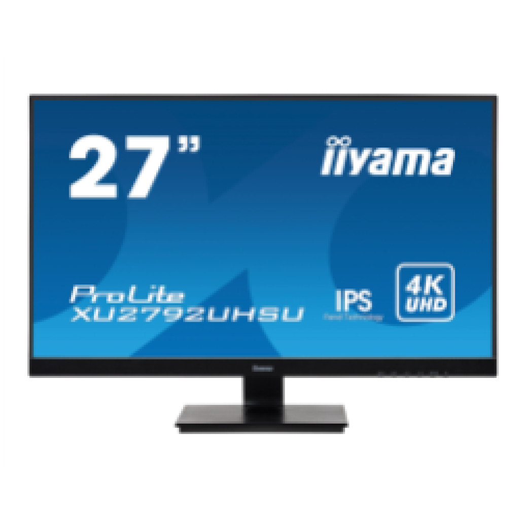 Monitor Iiyama 68,6 cm (27,0in) XU2792UHSU-B1 3840x2160 4K IPS 4ms VGA HDMI DisplayPort 1/ 2xUSB3.0 zvočniki- odprta embalaža