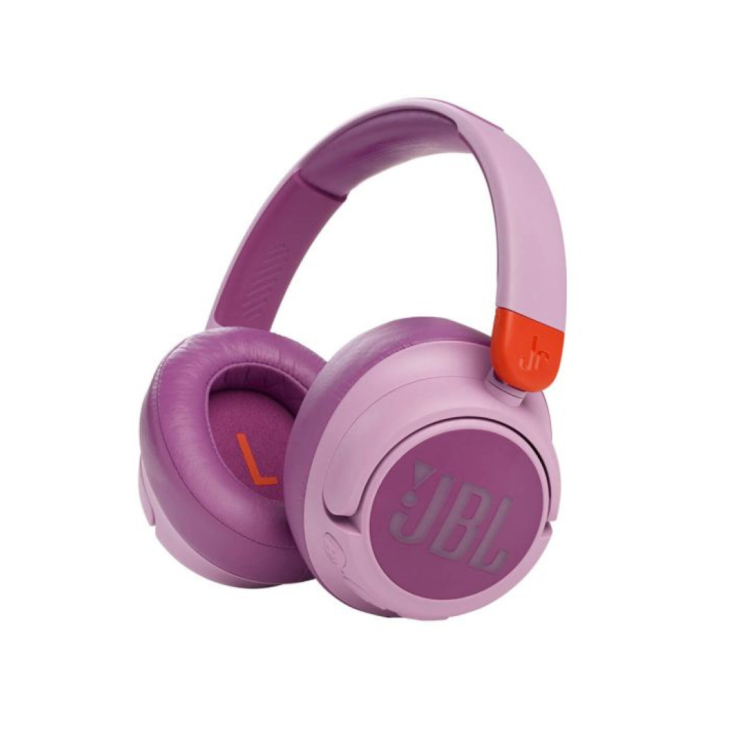 Slušalke brezžične JBL naglavne BT/1x3,5mm JR460NC roza Bluetooth otroške (JBLJR460NCPIK)