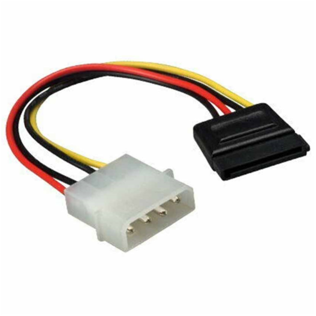 Kabel adapter napajalni MOLEX => SATA 15cm LogiLink Power Cable