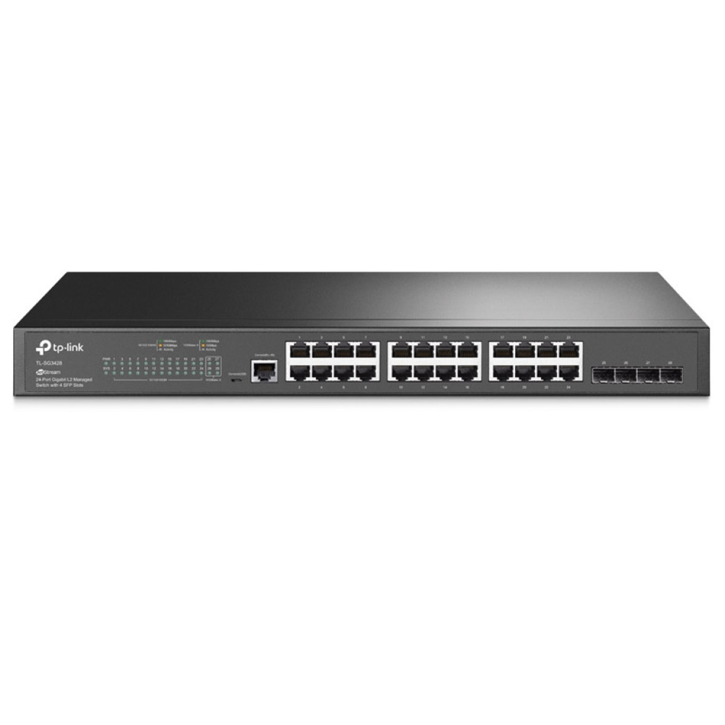 STIKALO 28-PORT TP-Link TL-SG3428 10/100/1000 Managed (TL-SG3428)