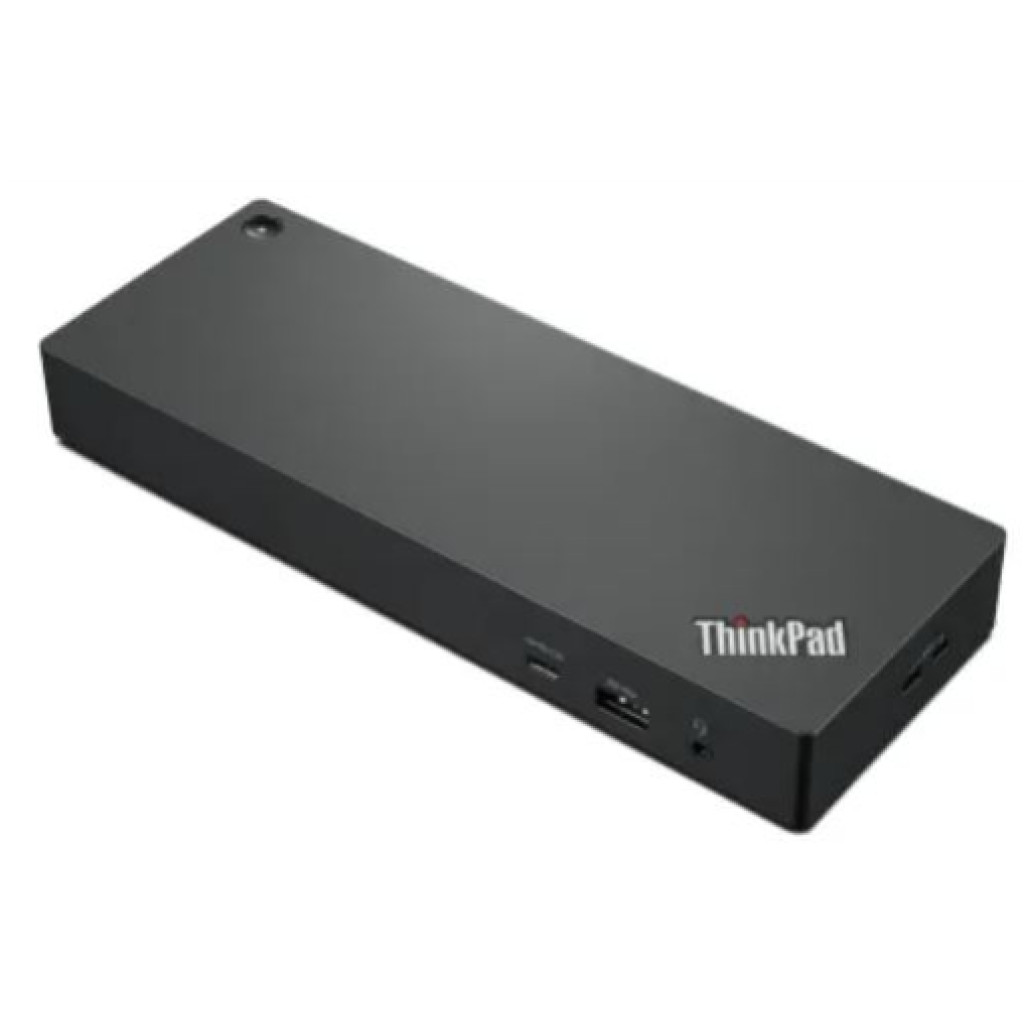 Priklopna postaja Lenovo ThinkPad Universal Thunderbolt 4 črna 4xUSB/ USB-C/ RJ45/ HDMI/ 2xDP /  novo (40B00135EU)