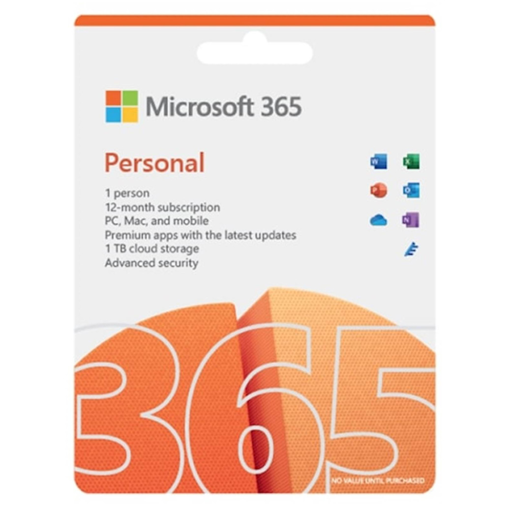 Microsoft 365 Personal FPP SLO 32/ 64bit - 1 letna naročnina za 5 naprav ene osebe